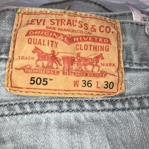 Levi's Denim in Light Gray